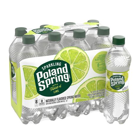 poland spring sparkling water lime